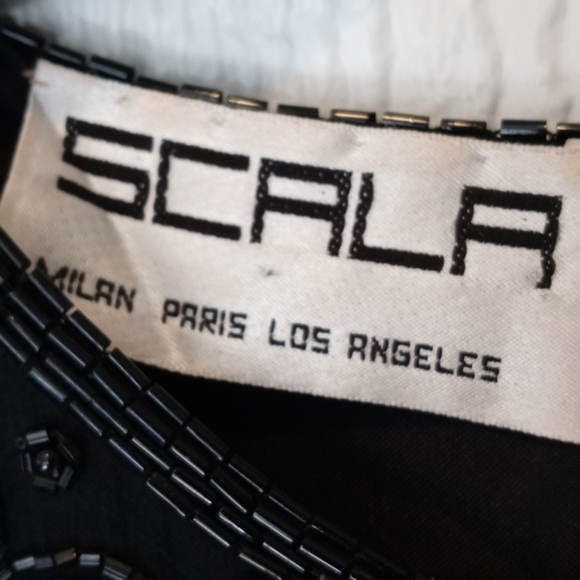 Scala 100% silk blouse with sequin size medium - Picture 7 of 11